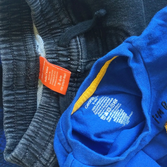 mixed brands 3 piece outfit set 6 months baby boy - Picture 2 of 9